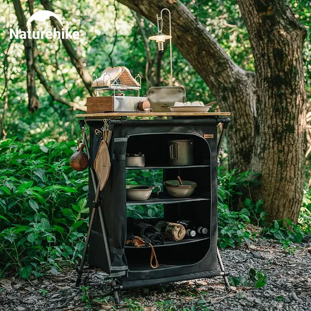 알루미늄 합금으로 안전하고 안정적인 캠핑 선반