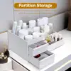 Makeup Organizer With Drawers Desktop Storage Box for Cosmetics Lipstick Brushes Lotions Eyeshadow 4