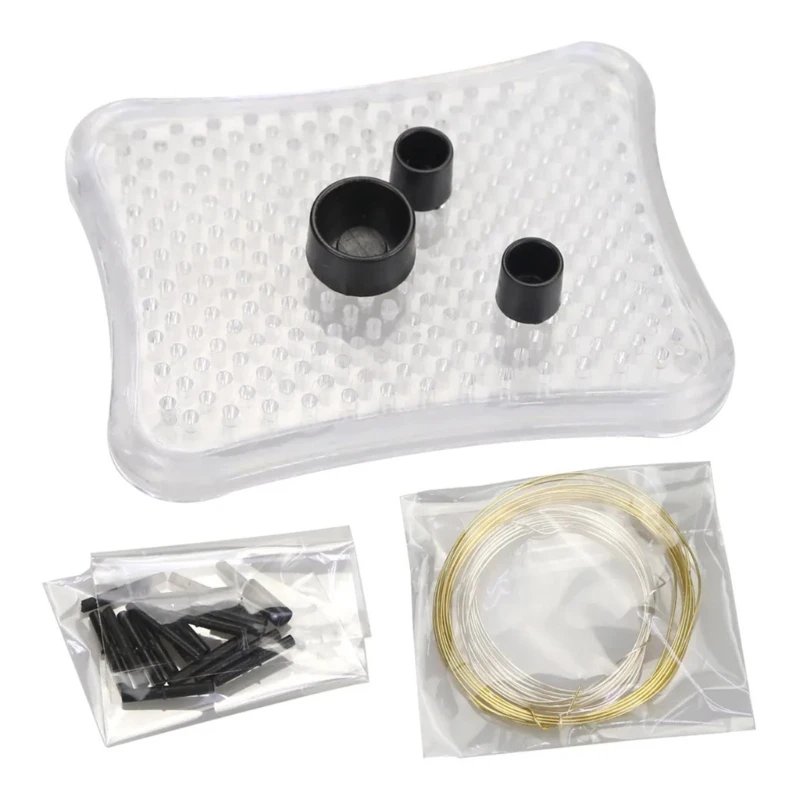 

Plastic Wire Bending Jig Jewelry Making Tools Wire Wrapping Supplies for Bracelet, Earing, Jewelry Design Making