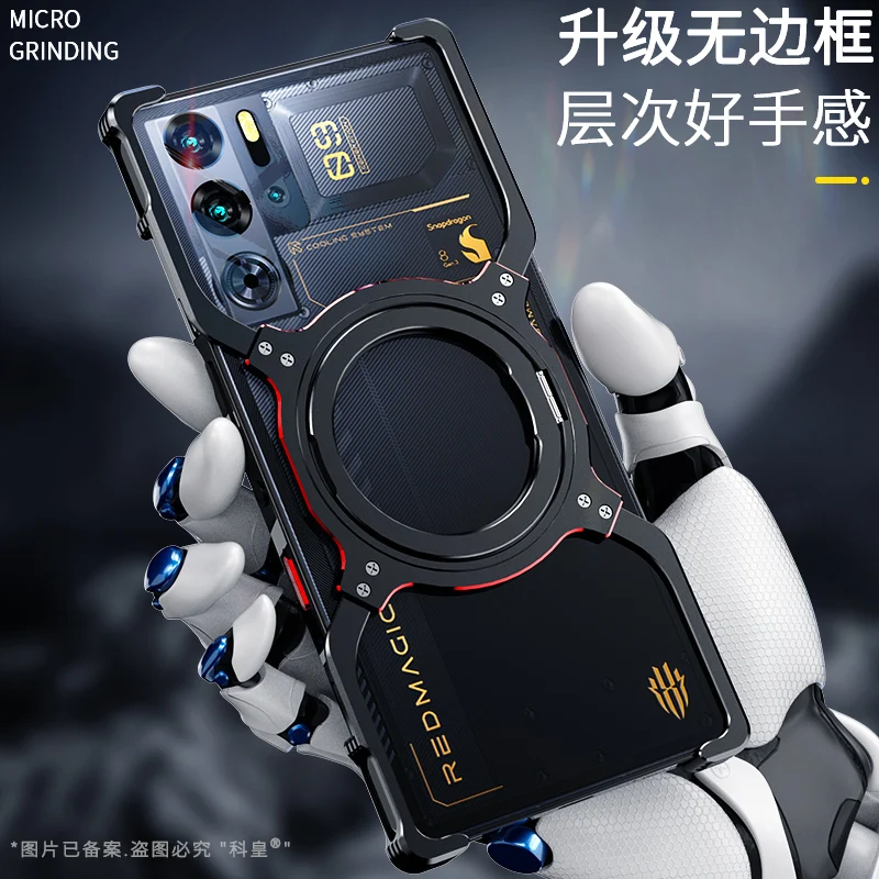 Enhanced Metal 360° Rotating Bracket Case with Wireless Charging Capability