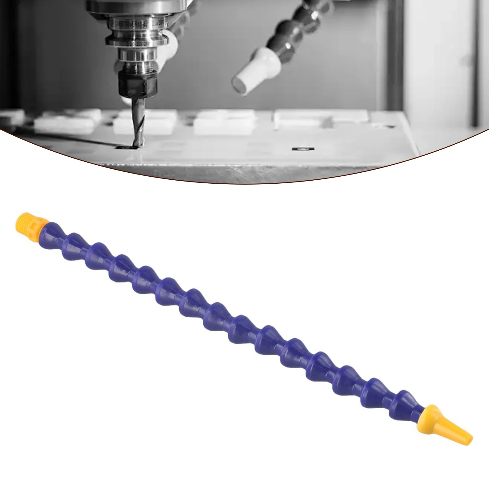 

Труба Охлаждающей Жидкости 300 мм для токарного станка с ЧПУ, фрезерные охлаждающие шланги, Круглая Плоская Насадка, Пластиковая Гибкая труба охлаждающей жидкости для воды, масла, 12,7 мм