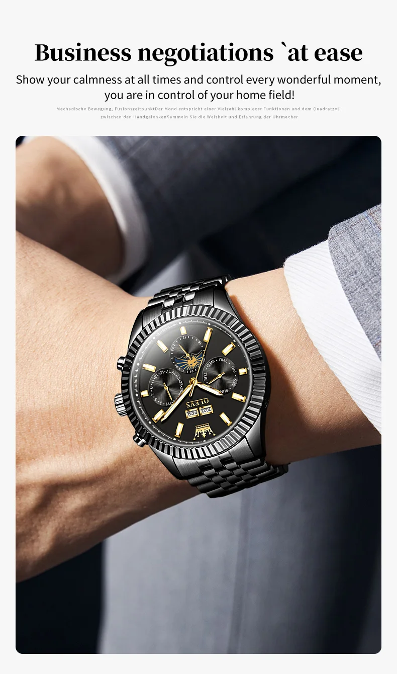 OLEVS 6688 Automatic Mechanical Men's Watch description image 9