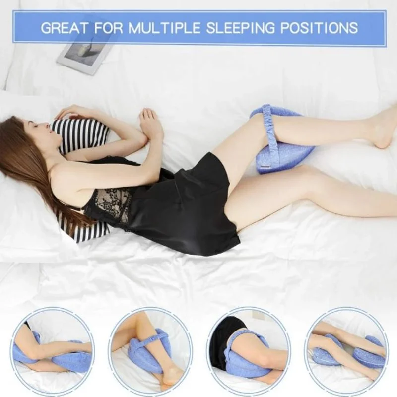 Memory Foam Wedge Sleeping Knee Pillow for Side Sleepers Back Pain Sciatica  Relief Pregnancy Maternity Pillows Back Leg Cushion - AliExpress