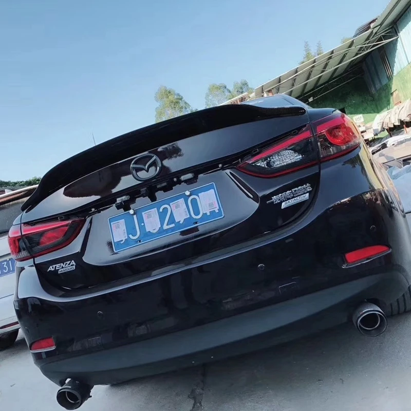 

for Mazda 6 2015-2018 atenza spoiler high quality carbon fiber car rear spoiler for Mazda 6 atenza R style spoiler