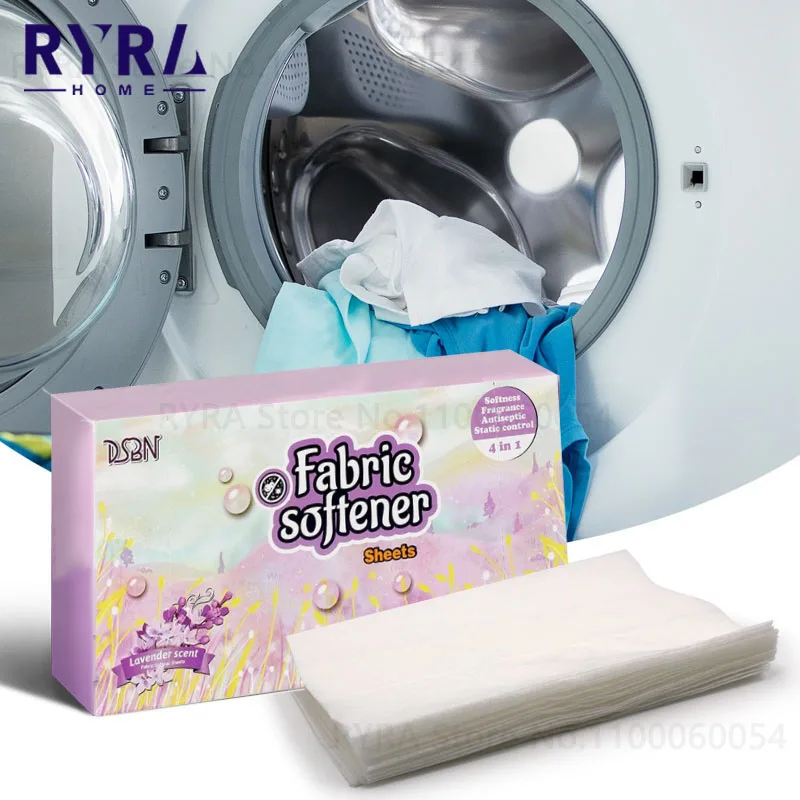 Fabric Softener Sheets Dryer Suitable For Laundry Soft Pieces Fragrance Clothes Pieces Soft Fragrance Clothes Paper Aromatherapy Paper