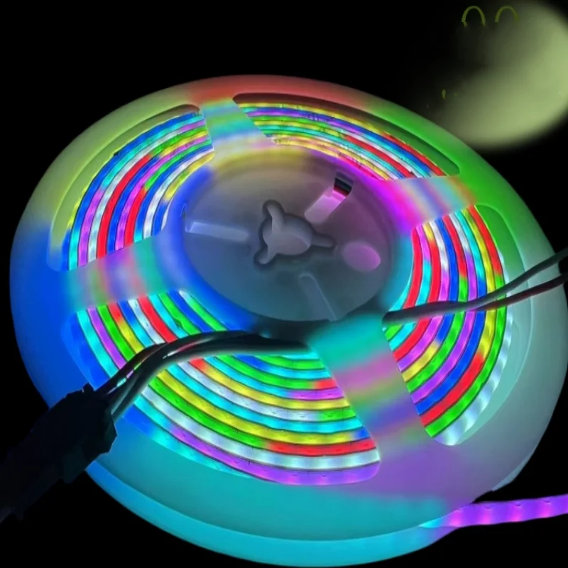 1-5M DC5V COB LED Strip Ws2812 RGB Pixel Smart Light Individually Addressable Dream Colour 5mm PCB 160LED LED Tape Ribbon