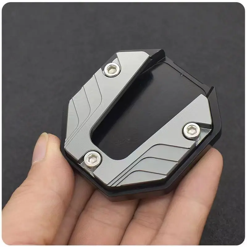 Universal Scooter Motorcycle Bike Kickstand Extender Foot Side Stand Extension Pad Support Plate Anti-skid Enlarged Base scooter kickstand extender
