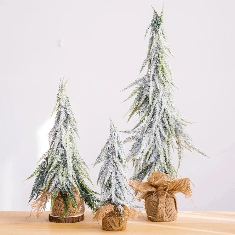 Natal-Sticky-White-Flocking-Tree-Mini-Snow-Tree-Decora-o-de-janelas ...
