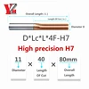 YZH Carbide Machine Reamer HRC60 11mm ~25mm Coated Straight Groove 4F 6F Tolerance H7 Inner Hole Harened Steel Metal Cutter CNC 4