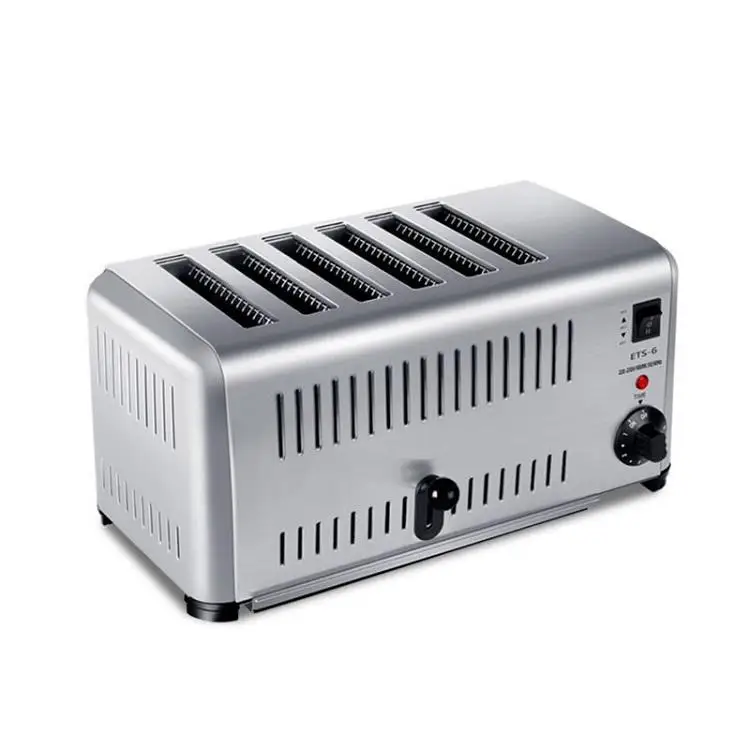 Automatic Pop-up Bread Toaster Sandwich Maker Electric 6 Piece Breakfast Maker Machine Sandwich Machine Burger Bun Toaster