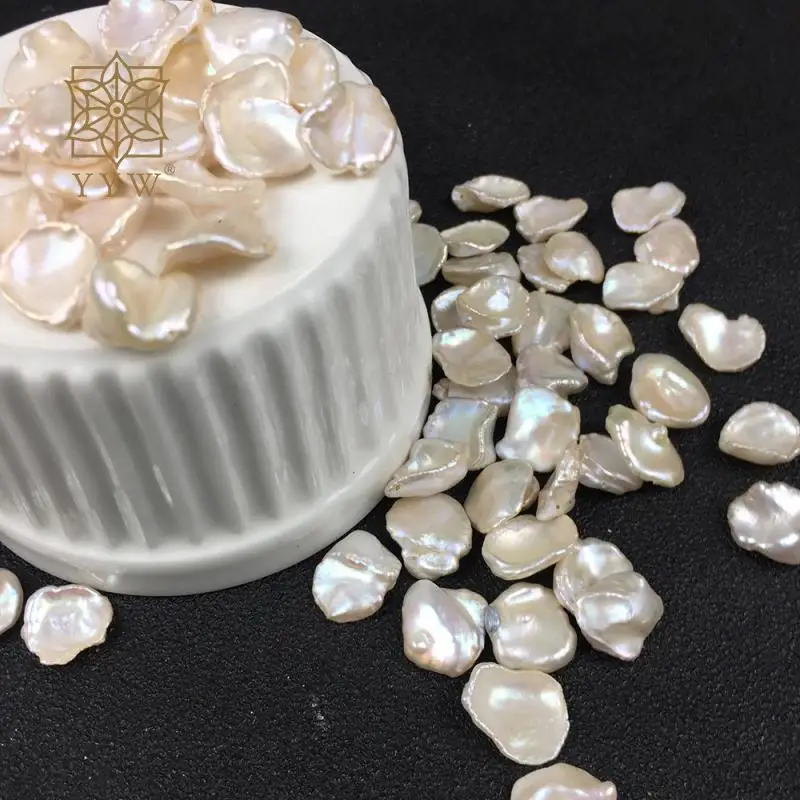 5pcs/Lot Cultured Baroque Freshwater Pearl Beads White 12-15mm No Hole Natural Stone For Jewelry Making Diy Necklace Bracelet