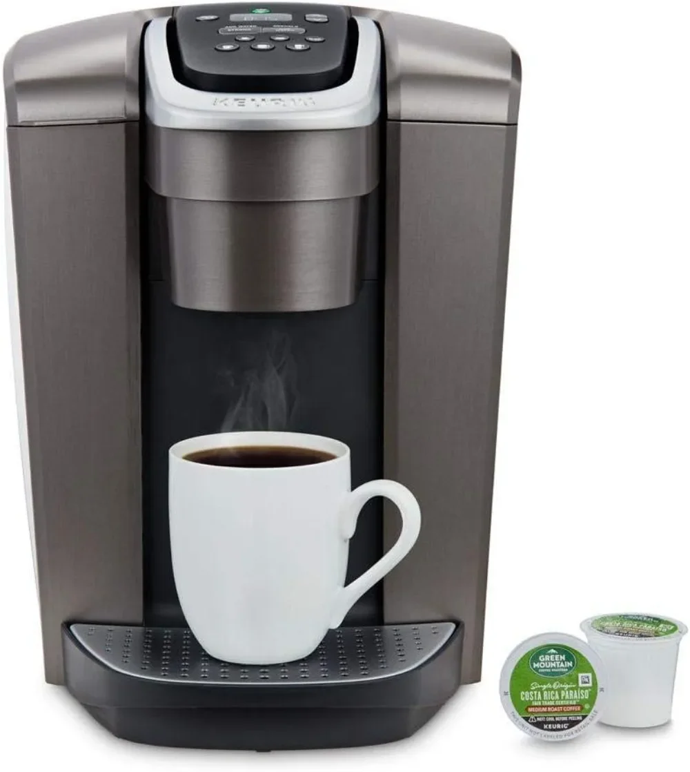Keurig K-Elite Single-Serve K-Cup Pod Coffee Maker, Brushed Slate, 12 oz. Brew Size 2