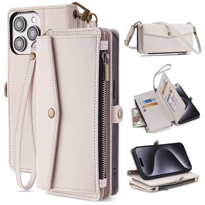 Premium PU Leather Wallet Case with Enhanced Durability