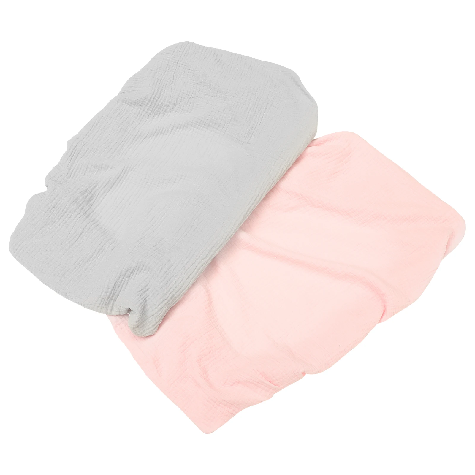 2 pcs Baby Changing Pad Covers Washable Changing Table Pad Sheet Removable Covers for Girls Boys Ultra Soft Breathable