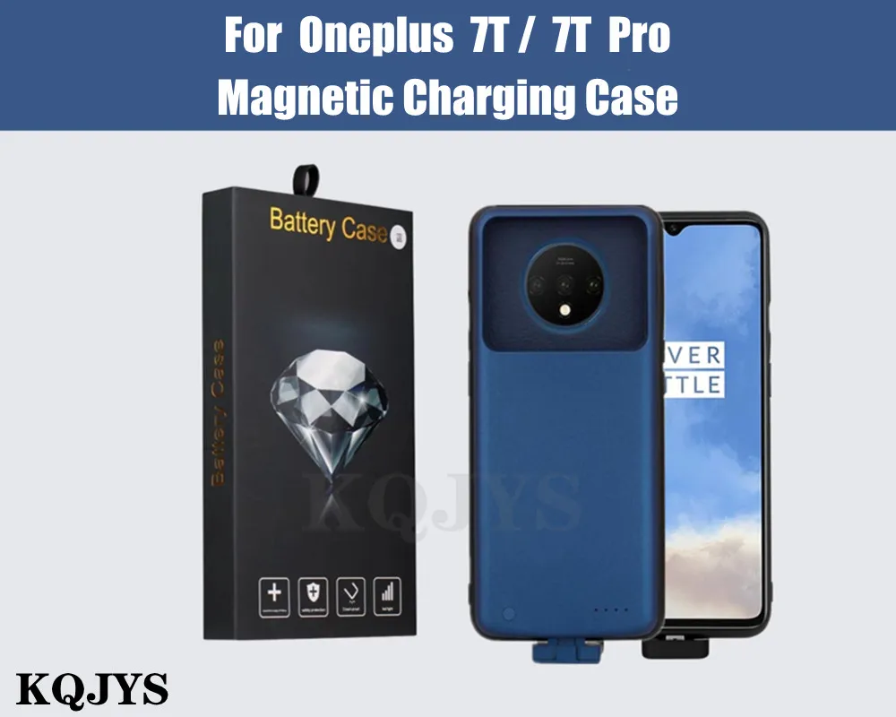 

Магнитный чехол для Oneplus 7T Pro, 7000 мАч, внешний аккумулятор, зарядное устройство, чехол для Oneplus 7T