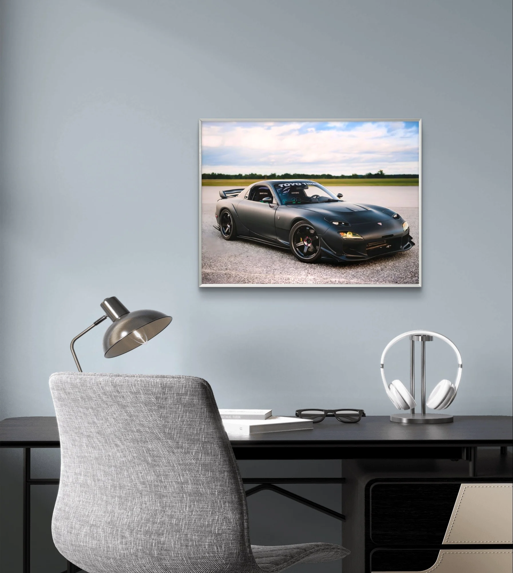 Japanese Sports Car 5D Diamond Painting Kit JDM Sports Car Poster Diy Diamond Embroidery Mosaic Home Decor Oil Painting