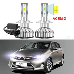 2Pcs For Toyota Auris 2013 2014 2015 2016 2017 2018 HIR2 9012 Led Headlight Bulbs High Low Beam Car LED Headlamp