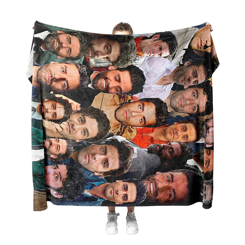 

Aertemisi Oscar Isaac Collage Pet Blanket for Small Medium Large Dog Cat Puppy Kitten Couch Sofa Bed