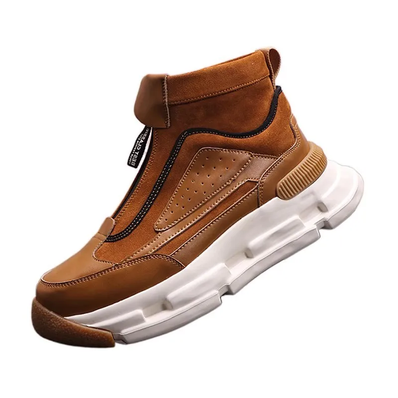 

Retro Man Ankle Boot Fashion Sneaker Vintage Men Sport Casual Shoe Winter Men's Work Safety Boots