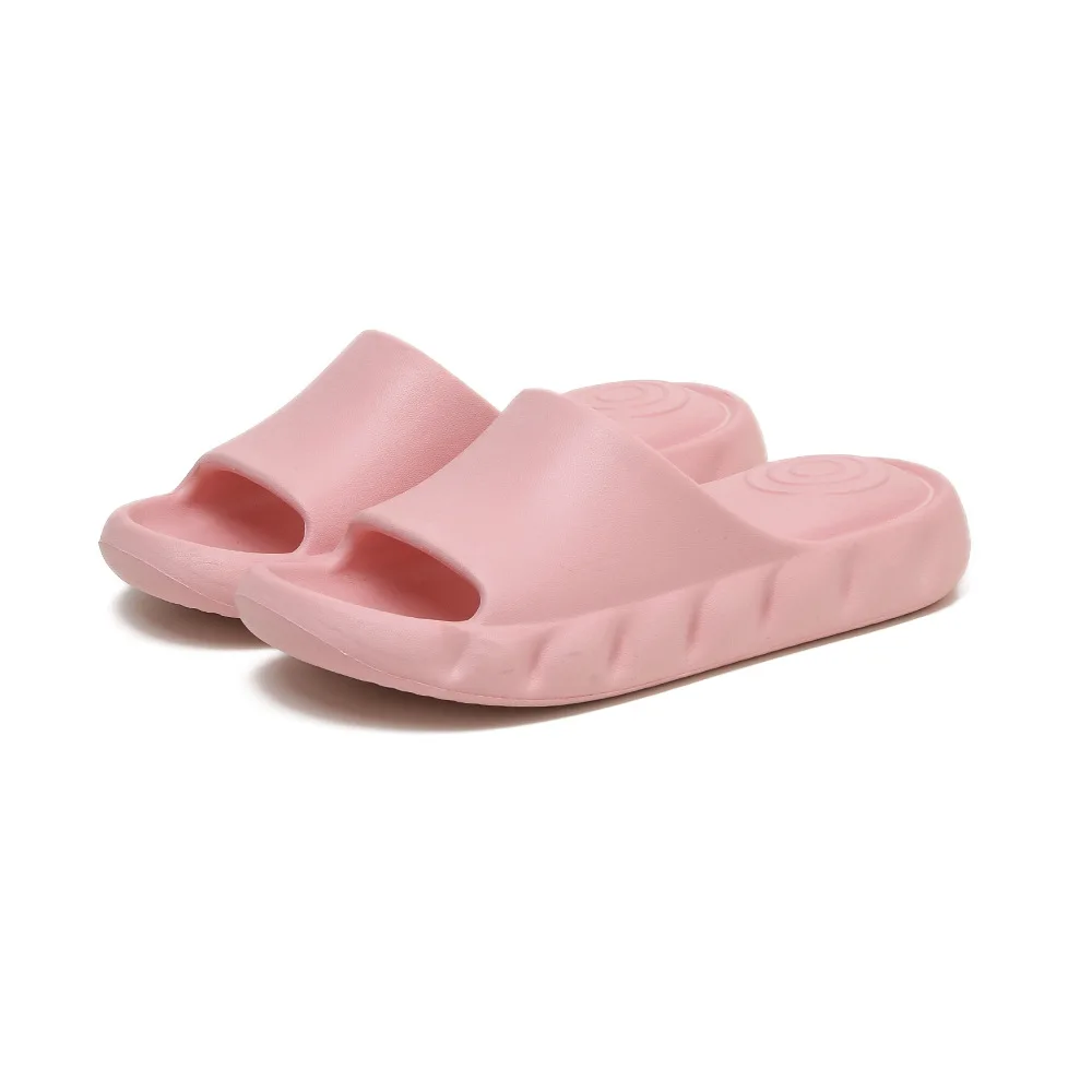 Summer candy color air cushion indoor home slippers women non-slip men's soft soles eva thick couples treading on sandals