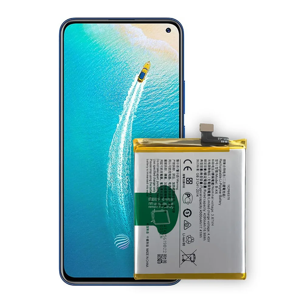 Replacement Battery For VIVO V17 V19 Phone B-K6 Mobile Phone Built