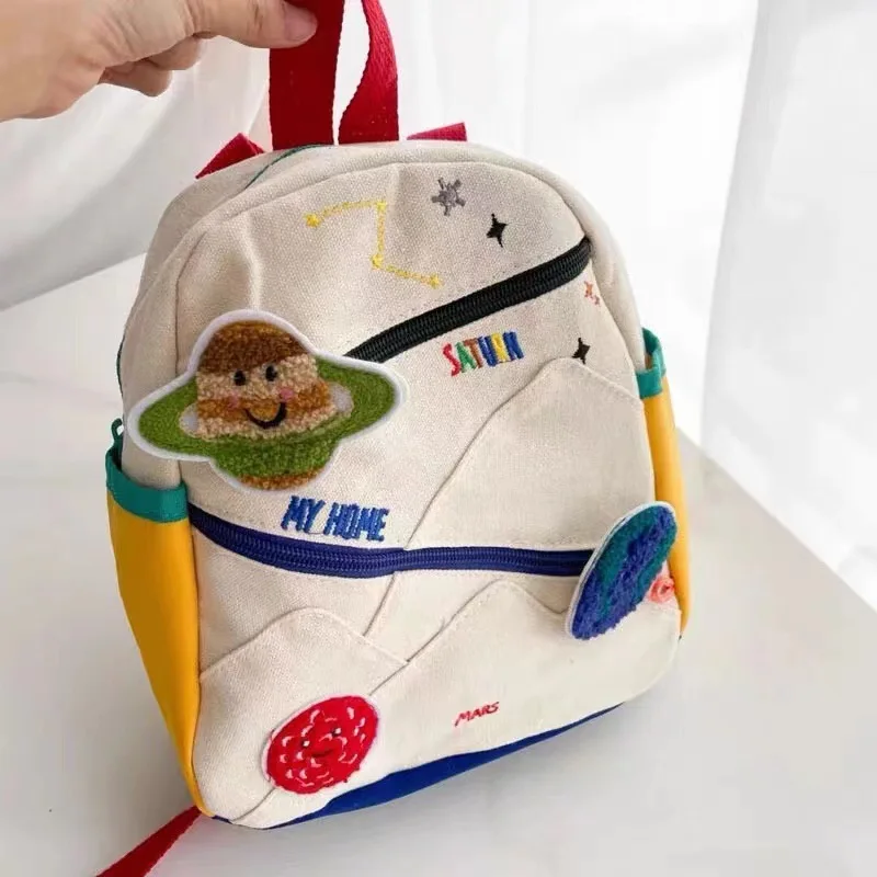 Wholesale of New Planet Backpacks New Kids Backpack Mini Schoolbag Girl Boy Cute Shoulder Bag Colored  Backpack Student Backpack 2