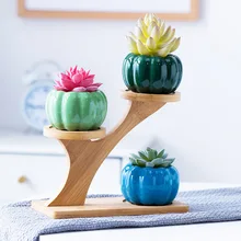 

Creative Pumpkin Flowerpot Meat Basin Ice Crack Color Ceramic Flower Basin Home Gardening Decoration Green Thumb Basin Pots