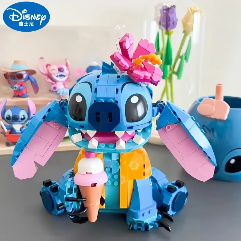 

Конструктор детский «Ститч», игрушка-пазл Disney, подарок на день рождения