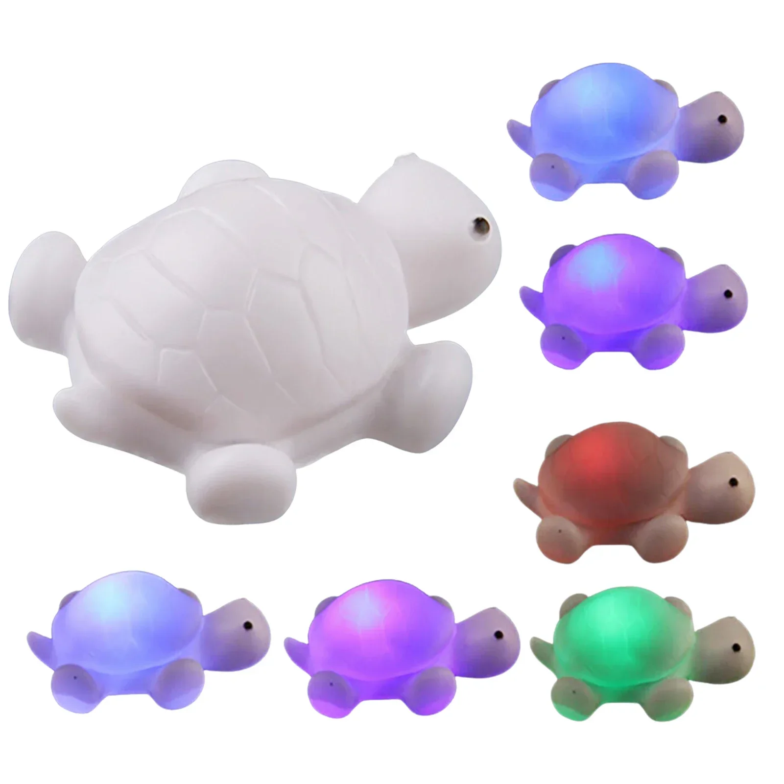 

Props Cute Turtle Light Party Lights LED Lamp Projector Cute Turtle Touch Light Baby Bedside Lamp 7 Colors Led Lamp Party Light