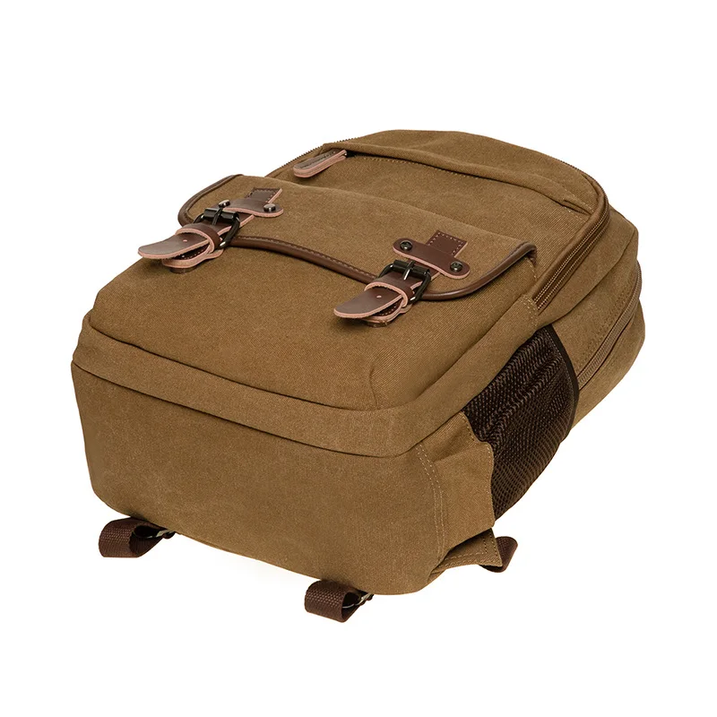 Canvas backpack, handbag, multifunctional computer bag, unisex