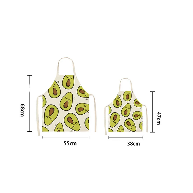 Cartoon Car Excavator Pattern Children's Antifouling Apron Parent-child Household Kitchen Cooking Adults Sleeveless Backless Apr baby accessories carry bag	