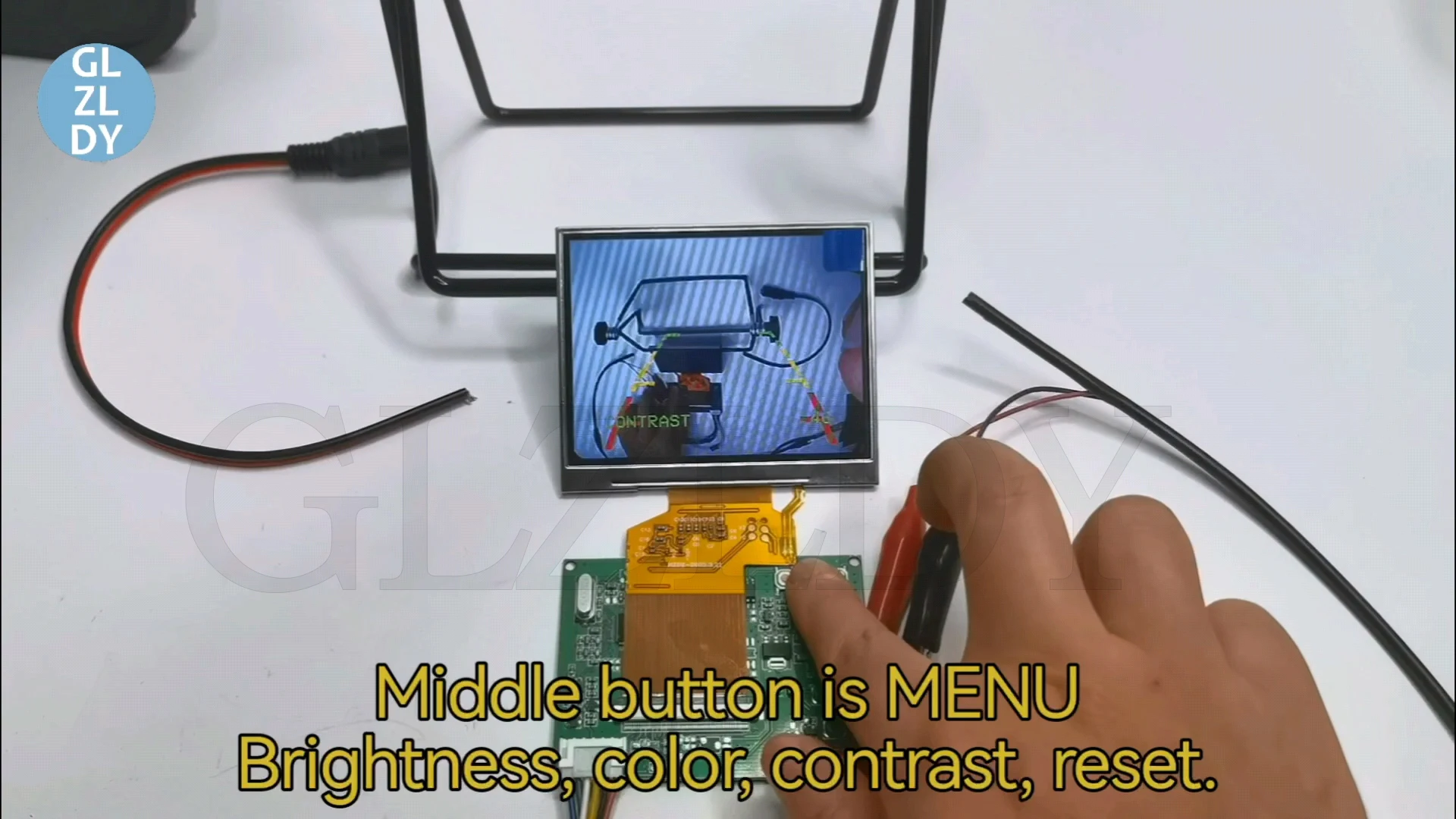 3.5&rdquo; TFT LCD display module kit LQ035NC111 320*240 4:3 NTSC/PAL auto switch AV in RCA driver board brightness Color adjust lcd screen display touch screen module