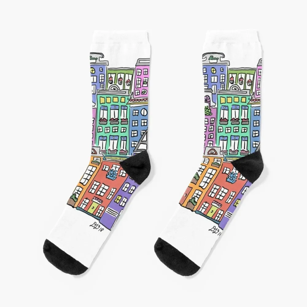 

Hometown Feeling Socks anime Men's Run colored Man Socks Women's