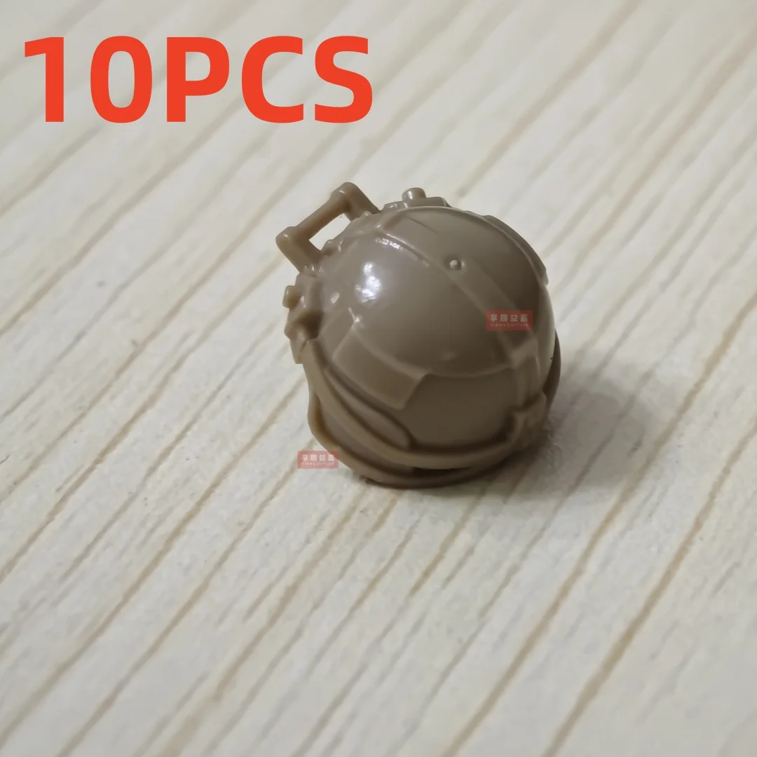 10PCS WW2 Militär Bausteine Weste Deutsch UNS Helm Hut Flammenwerfer Waffe Zubehör Gürtel Kopfhörer Ausrüstung Spielzeug Geschenk – Detail 13