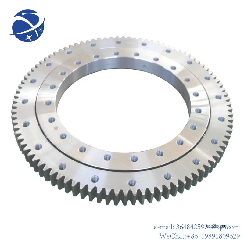 

YYHC011.20.200 Small size Hot sale External gear Single row ball type Slewing bearing