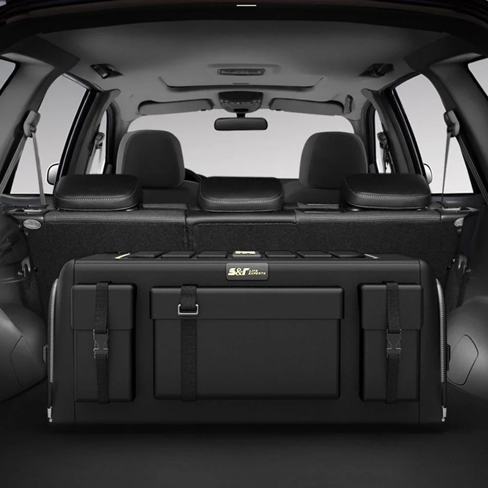

50L/60L/70L Car Trunk Organizer Storage Box Oxford Cloth Auto Organizers Bag Folding Trunk Storage Pockets For Vehicle Sedan SUV