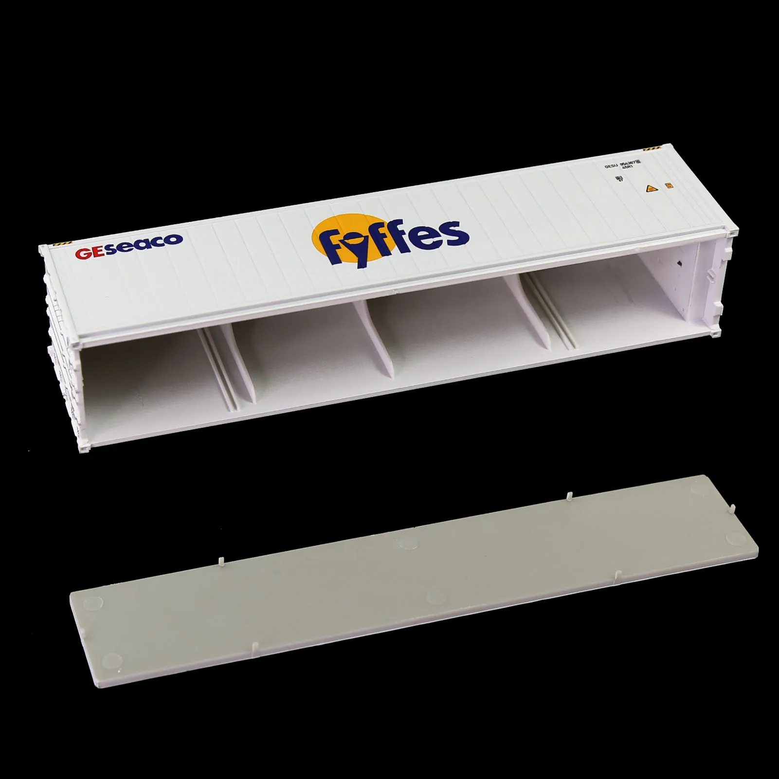 HO Scale 40ft Hi-Cube Reefer 1:87 40' Refrigerator Container Freight Cars Cargo Box C8722