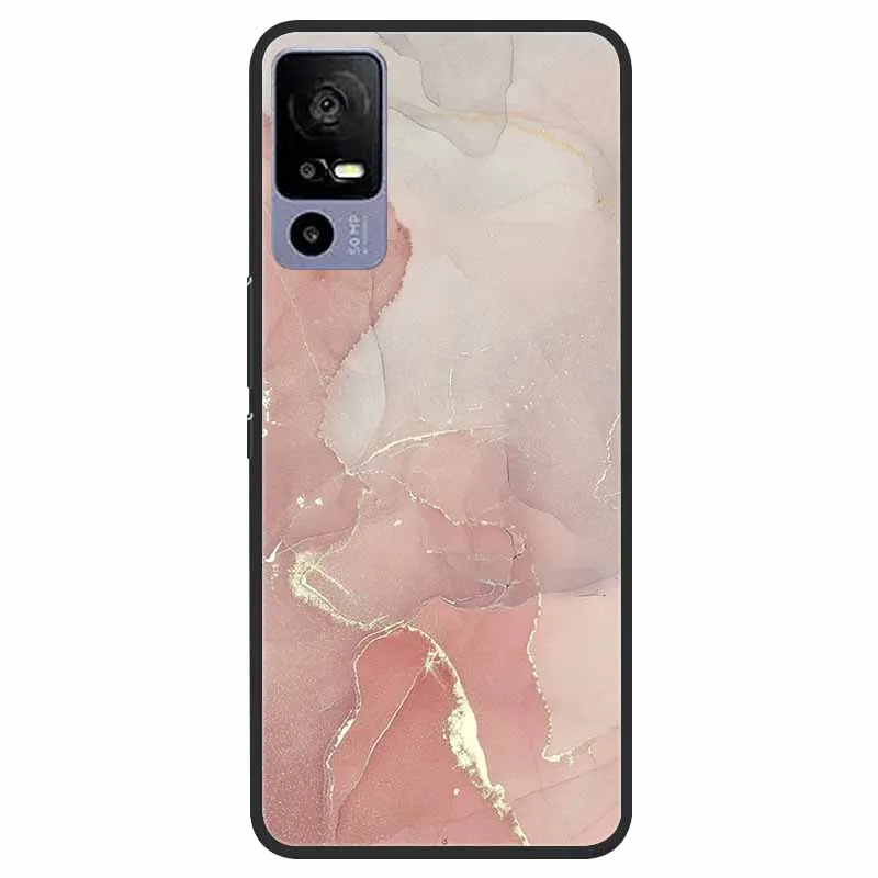 Elegant Marble TPU Silicone Case - Fashionable Protective Cover