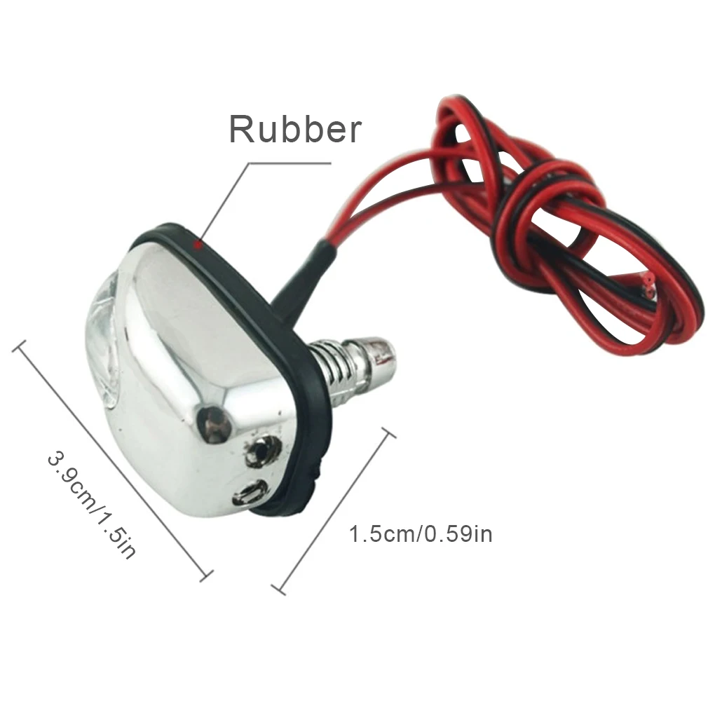 Boquilla de pulverización de chorro para parabrisas de coche, lámpara de lavado de limpiaparabrisas, accesorios de luz LED, 2 piezas