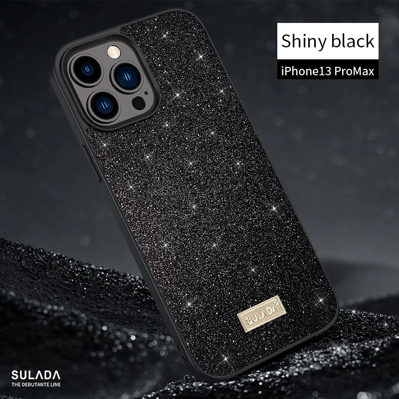 

Fashion Shiny Case For IPHON 12 13 14 Pro Max 14 Plus Colorful Phone Cover For Iphone 11 Promax X XR XS Max Glitter Phone Shell
