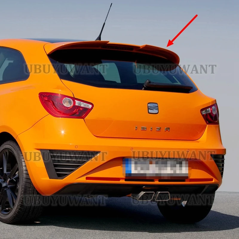 SEAT IBIZA 6J 3 door REAR/ROOF SPOILER (2008-2016)