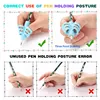 Pencil Handle Rod Grips pen Holder Grip for Kids Cute Hand writing Aid Trainer Posture Correction Pen Finger Holder 2
