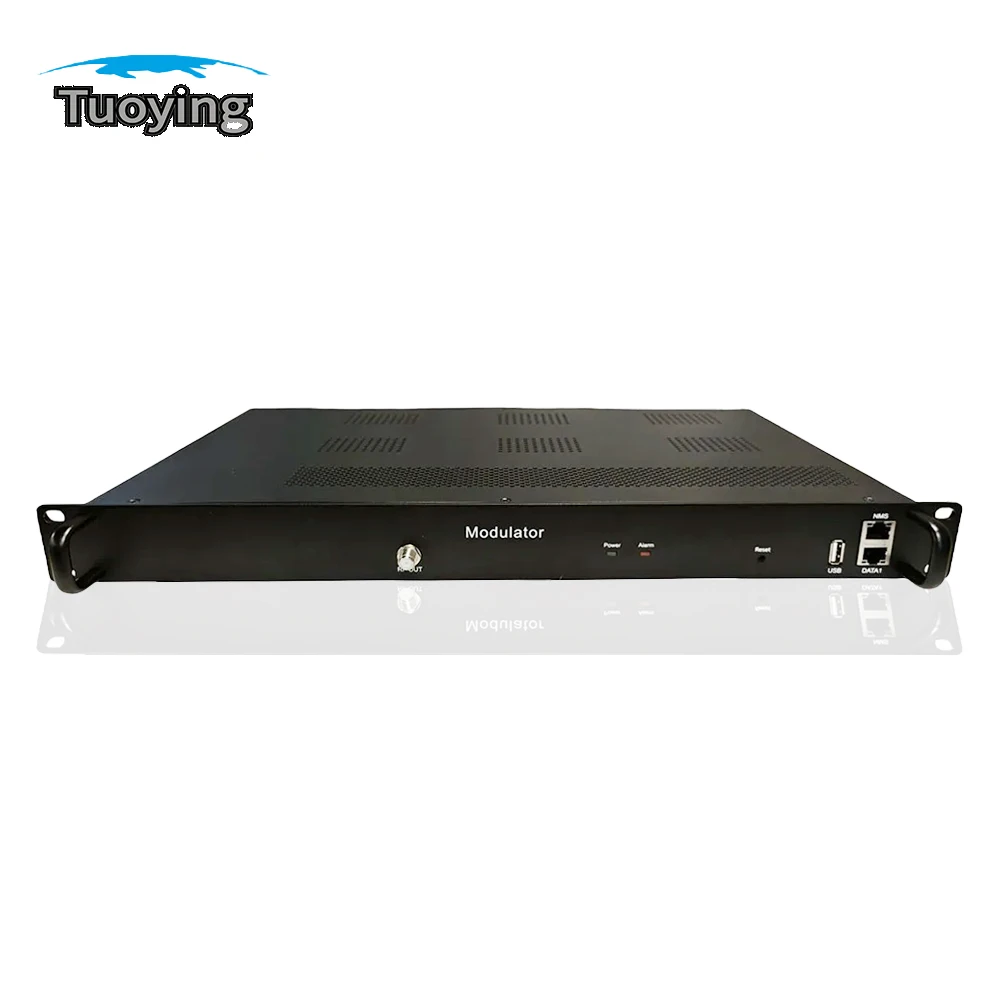 TV 프론트 엔드 장비, 4 채널 Ip to Rf Asi to Rf 케이블, Dvb-t, Atsc, Isdbt, Dvb-c, Rf 변조기, Ip QAM