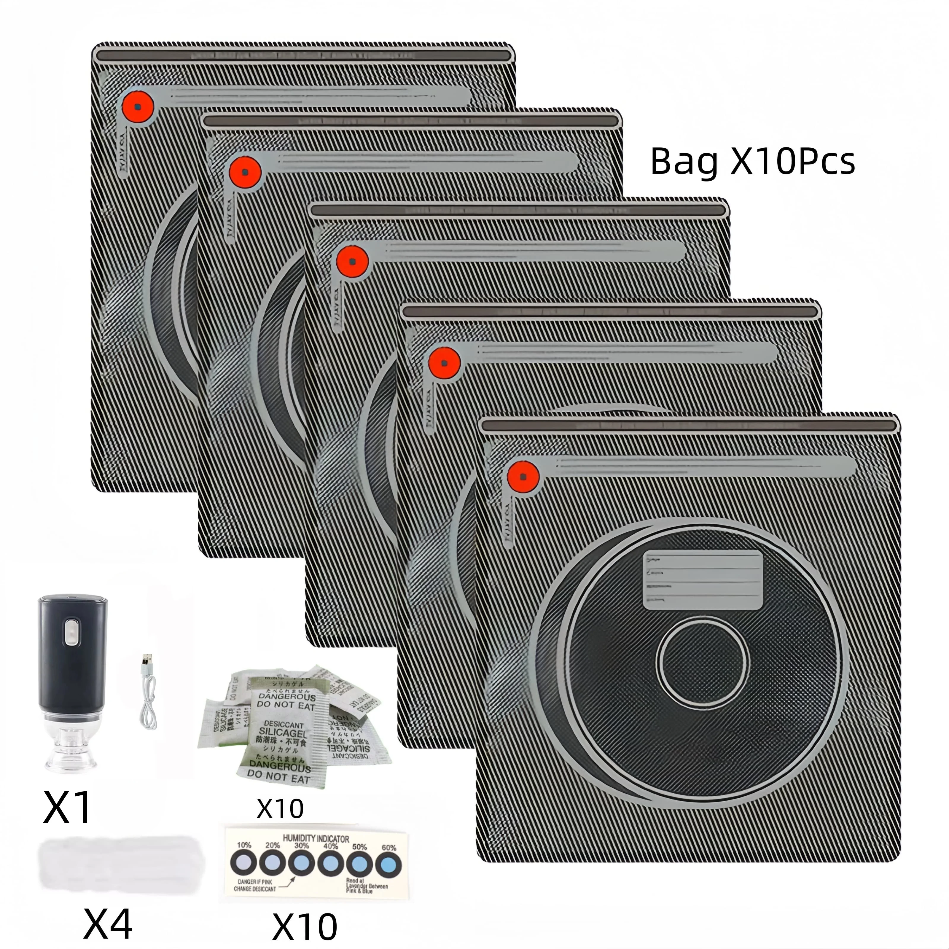 Nuevo Kit de Bolsas de Vacío para Secado y Almacenamiento de Filamento 3D 2.0 con Bomba para Bambu Lab, Creality, Anycubic, Elegoo y Más
