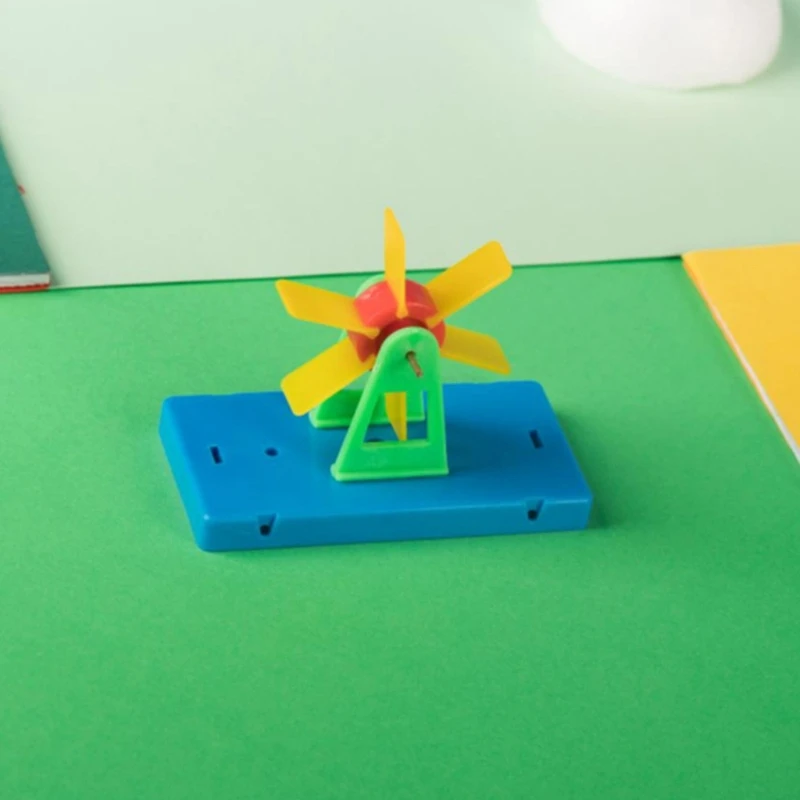 Educational Water Wheel Assembly Toy Children Science Educational Toy Physics Teaching Aid for Teens and Kids Aged 6＋ D2RC