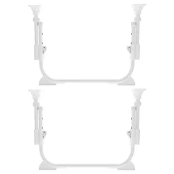 Bed Workbench U-Shaped Folding Tabel Legs Metal Table Support Legs Adjustable Height Self-Locking