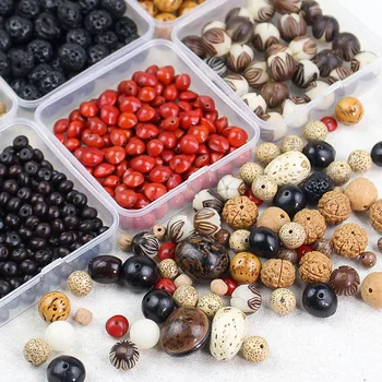 1pack Various Natural Bodhi Seeds Irregular Beads Handicraft Bracelets Necklace Planet Beads DIY Jewelry Accessories Women Men 1