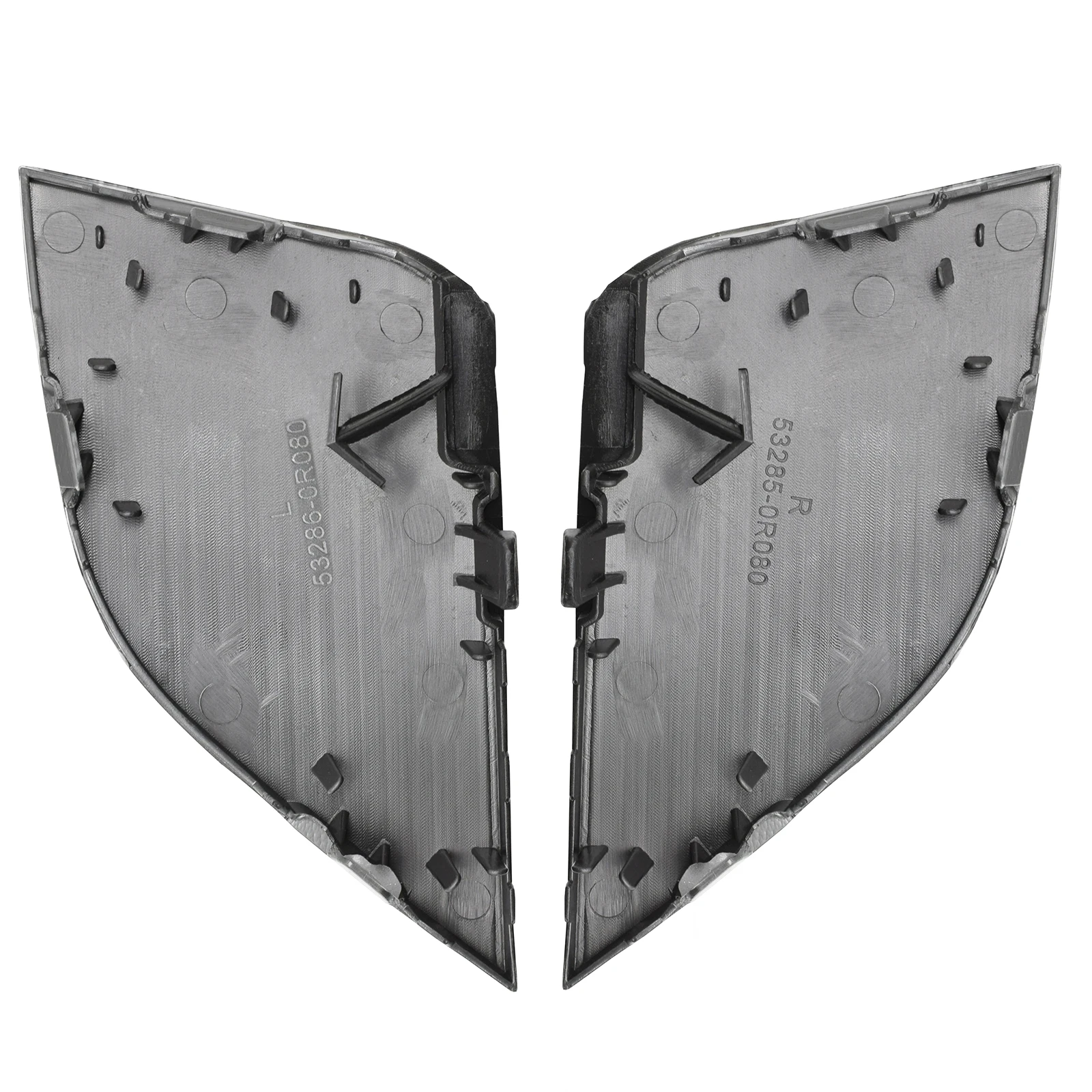 Pair Car Tow Eye Hook Cover Towing Front Bumper Cap For Toyota RAV4 Right Left 532850R080 Lids Auto Parts Accessories