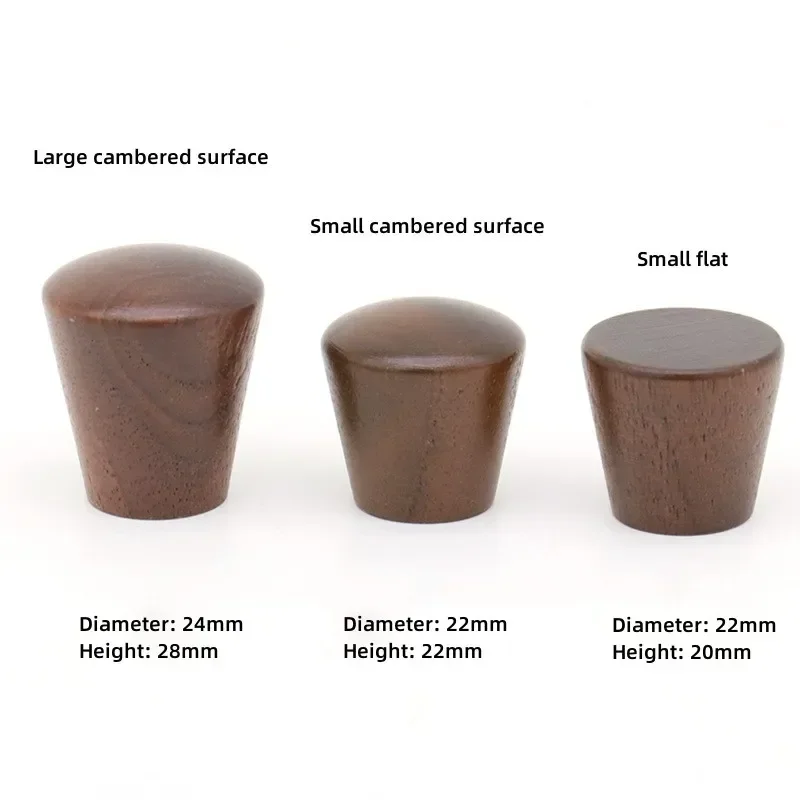 Furniture Handles Kitchen Door Handles 6Pcs Wardrobe Knobs Wooden Cabinets Conical Handles Door Drawer Pulls Single Hole Round