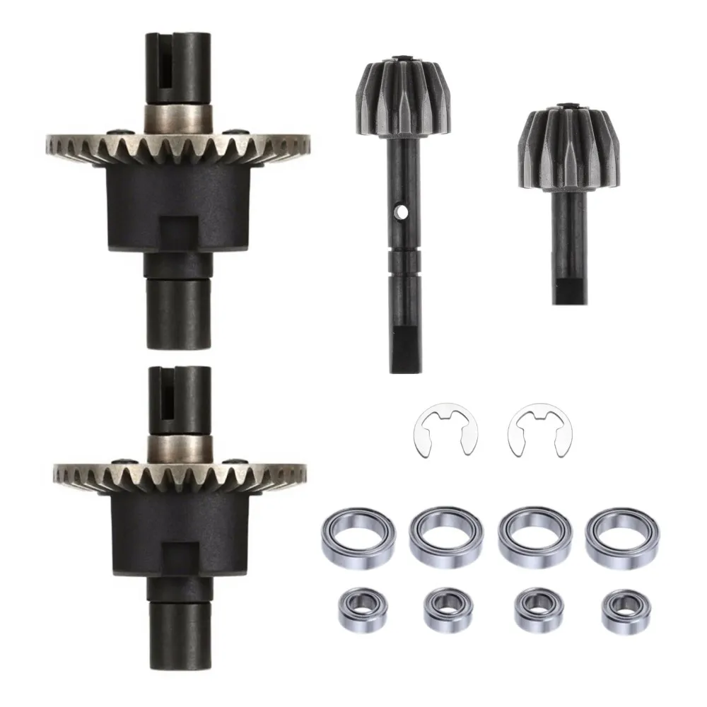 Front & Rear Differential and Gear Kit for HSP Redcat Volcano 94123 94107 94111 94118 94166 1/10 RC Car Upgrade Parts 2